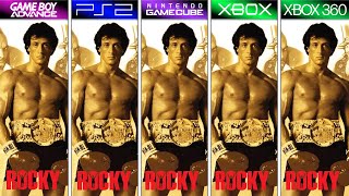 Rocky (2002) GBA vs PS2 vs GameCube vs XBOX vs XBOX 360 (Graphics Comparison)