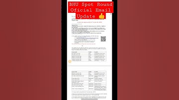 BHU Mop -Up/Spot Round Office Notice E-mail Chake Now👍 BHUadmission @studytalks6057 #cuet #varanasi