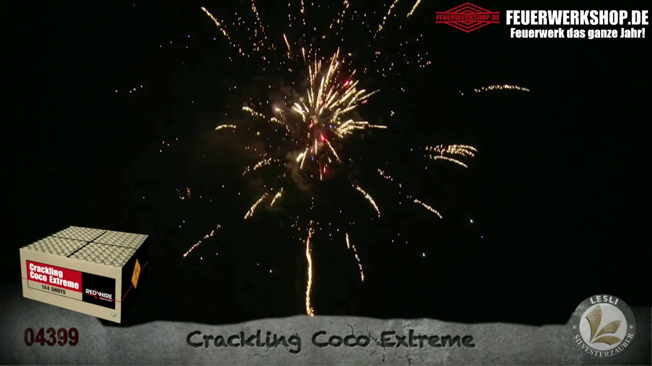 Crackling Coco Extreme Verbundfeuerwerk Von Lesli