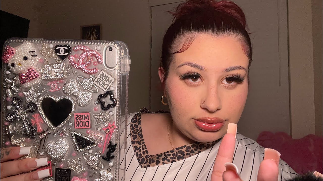asmr : tapping on pink objects ⋆‧°𓏲ּ𝄢