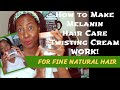 5 Tips for Using Melanin Haircare Twisting Cream on Fine Natural Hair