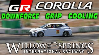 Our Track GR Corolla Attacks Willow Springs! | Do The Upgrades Help?