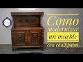 De Mueble Antiguo a Pieza Exclusiva | Transformación con Chalk Paint Azul
