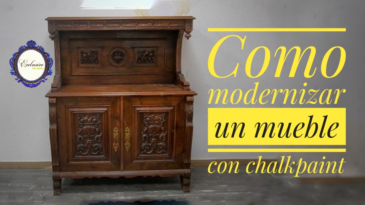 De Mueble Antiguo a Pieza Exclusiva | Transformación con Chalk Paint Azul