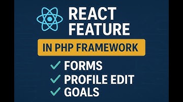 🚀 React Feature Updates in Chappy PHP Framework | Forms, Profile Edit, & Goals