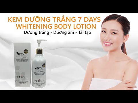 Khả năng dưỡng ẩm của kem dưỡng trắng da 7 Days Whitening Body Lotion | Medicell Hàn Quốc