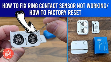 How to Fix Ring Contact Sensor not Working/ How to Factory Reset
