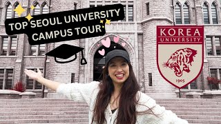 🇰🇷🎓 KOREA UNIVERSITY TOUR  🏰 Prestigious Castle University in the Heart of Seoul 🥇 [ENG SUB]