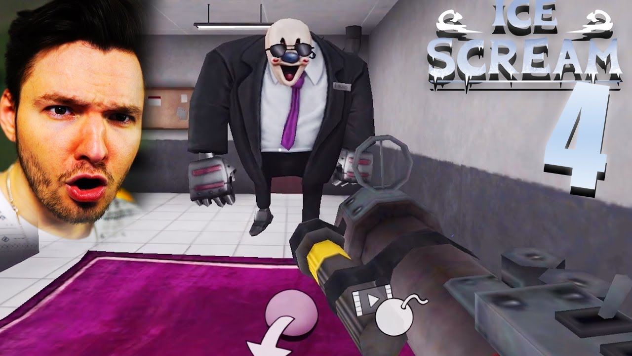 WIR HABEN SEINEN RIESEN ROBOTER IN DIE FALLE GELOCKT! | Ice Scream 4