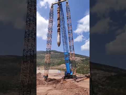 حفر بئر جوفيه بطريقه عجيبه
