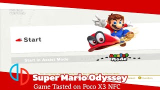 Super Mario Odyssey Yuzu Android NCE di POCO X3 NFC Snapdragon 732G