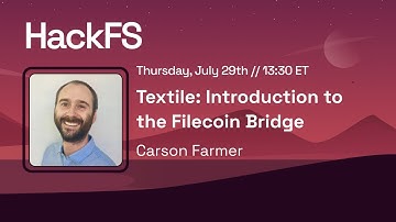 Textile: Introduction to the Filecoin Bridge