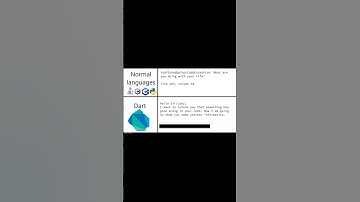 Normal programming languages vs Dart  #programmerhumor #shorts #short