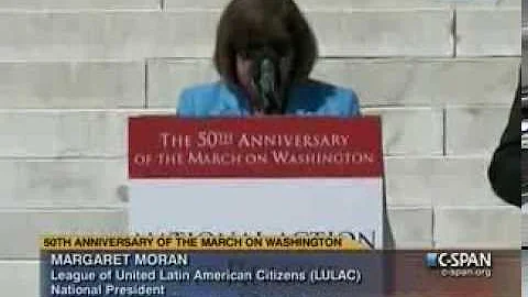 LULAC President Margaret Moran's Speech at the Mar...