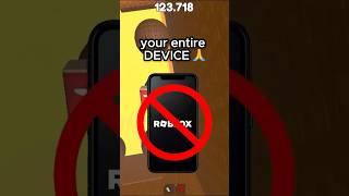 Roblox Can BAN Your Device 😭🙏 #roblox #robloxrant #robloxshorts #robloxedit