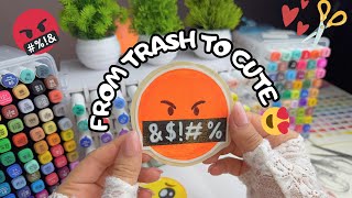Turning Trash Into Cute Stickers Easy Diy Emoji Stickers