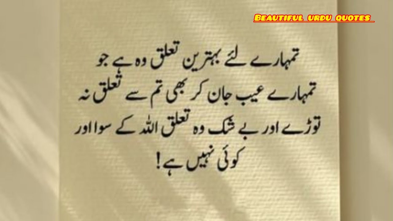 Aqwale Zareen In Urdu About Life 💯 Golden Words 💕 Urdu Poetry With Image 