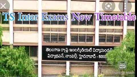 TS Inter New Timetable ☝️ What about AP...??#interexam2022