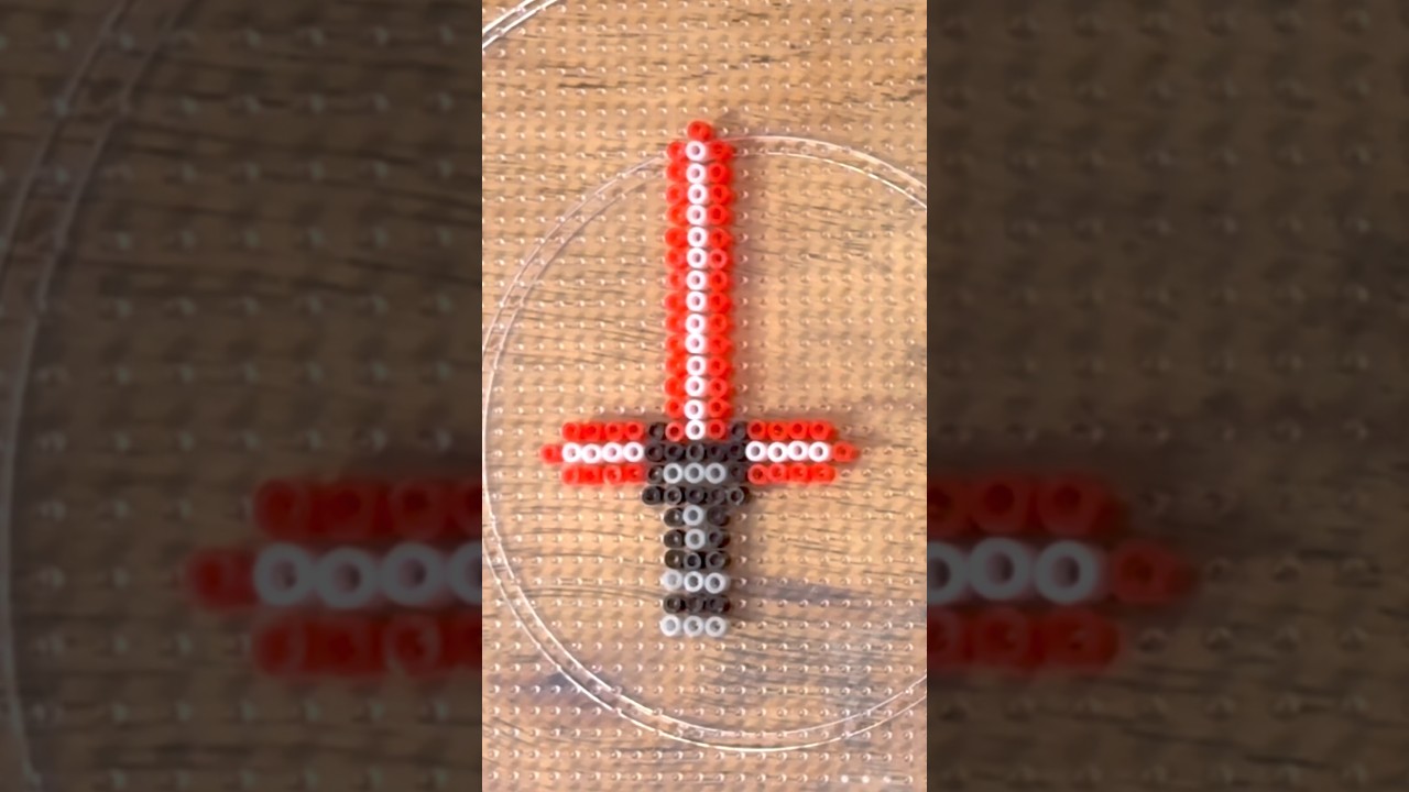 DIY Star Wars Day Fuse Bead Easy Craft Ideas - Kylo Ren's Lightsaber! 🗡️