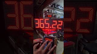 Wireless Petrol Pump Rate Displays #7segment #display #ratedisplay #dmd #counter