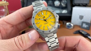 RZE ENDEAVOUR Medallion Yellow Full Titanium Watch | Overview Video