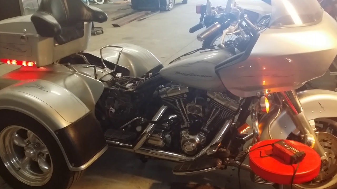 2001 Harley Roadglide Trike starts and stalls after repairs, maybe sensor? TPS? YouTube