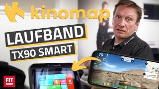 Kinomap on the cardiostrong TX90 Smart treadmill | Connection instructions | Treadmill training app Kinomap on the cardiostrong TX90 Smart treadmill | Connection instructions | Treadmill training app