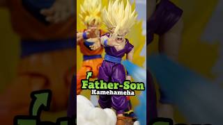 Father Son Kamehameha with Action Figures #dragonballz #shorts #anime