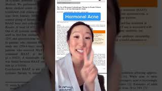 #Acne awareness month! Get on the RIGHT treatment for hormonal acne | #shorts #dermatology
