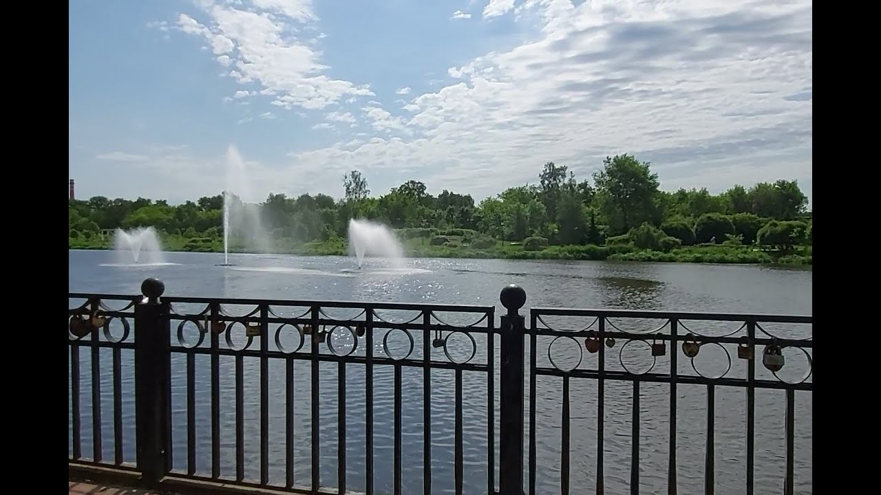 Прогулка по набережной реки Яуза. Мытищи. - YouTube