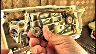 How to Change the Timing Belt on a Singer Model 353 Genie Sewing Machine then reset the timing.
DONATE @ https://paypal.me/andytube?locale.x=en_US
TIMING VIDEO: https://youtu.be/qMOa5QP71as
Tutorial on how to remove, replace or change out the timing belt on a Singer model 353 and 354 Genie or Starlet sewing machine. Also useful for Singer Model 257. Close-up video and oral explanation of methods and parts.
Singer Belt No. 37977. Do it yourself and save.
MUSIC: Green Onions by Booker T and the MGs. How to Change the Timing Belt on a Singer Model 353 Genie Sewing Machine then reset the timing.