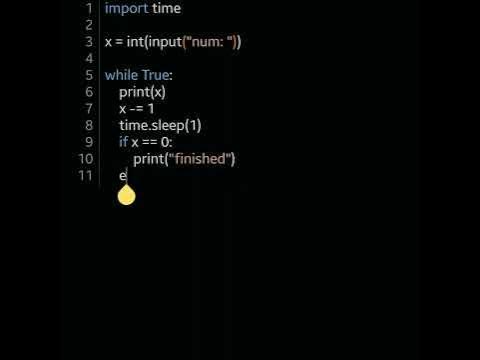 Python Countdown Timer - YouTube