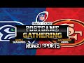 San Francisco 49ers vs Seattle Seahawks 2023 NFL Playoffs NFC Wild Card Postgame Fans Gathering