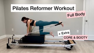 Pilates Reformer Workout | Full Body | Extra Core & Booty screenshot 5