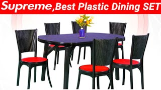 Best 6 Seater Plastic Dining SET |  Best quality Plastic dining set 2024