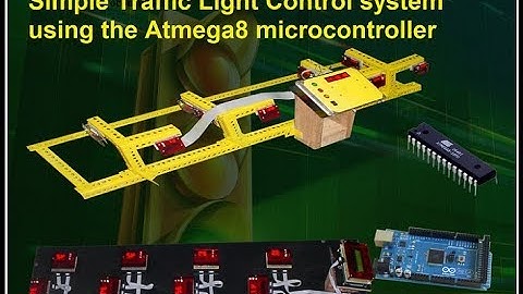Simple Traffic Light Control System - ATmega8 Microcontroller