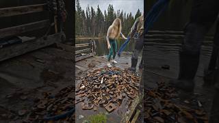 Ohhhh... yeah... my daughter and I pulled a lot of strange things out of the water.