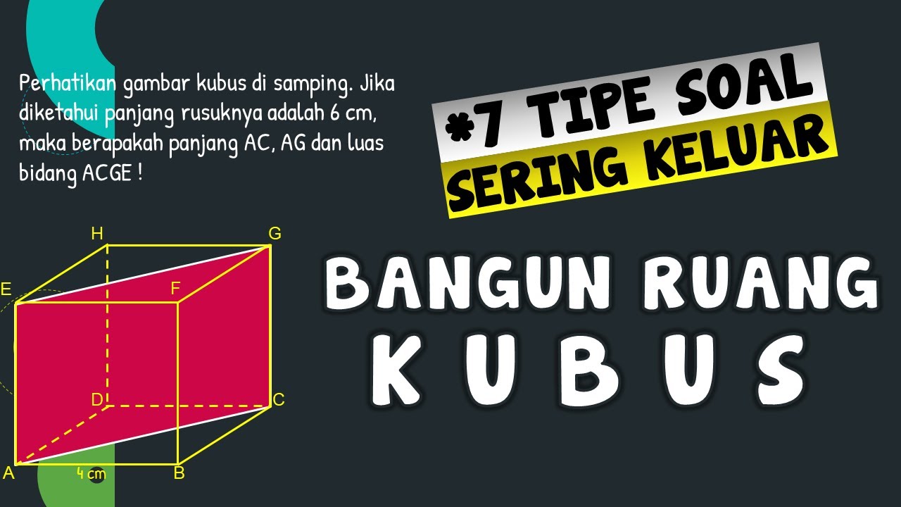 Latihan Soal Bangun Ruang Kubus dan Pembahasan