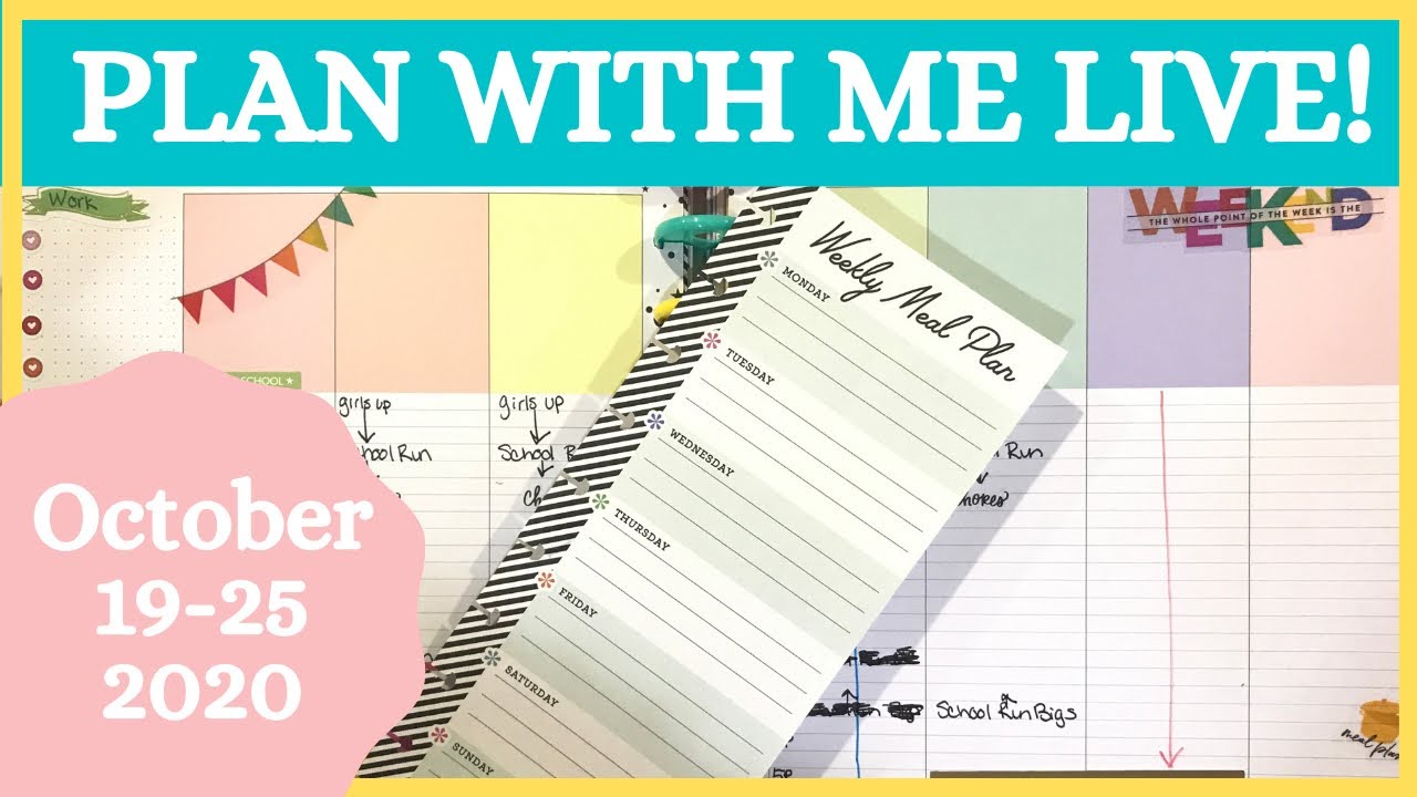 Sunday Plan With Me | Linin Up Ducks | Weekly Meal Plan | Big Happy Planner