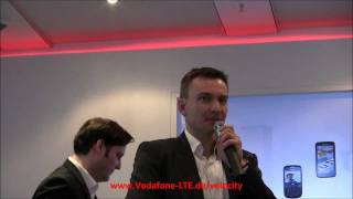 Vodafone stellt das HTC Velocity 4G / LTE vor (HD Video von Pressekonferenz)