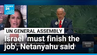 Takeaways From Benjamin Netanyahus Speech At The Un General Embly France 24 English