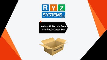 Automatic Barcode Data Printing in Carton Box