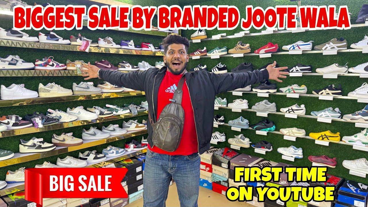 Biggest Shoe Sale By Brandedjootewala 😱॥ Top Quality Shoe Market ॥ Cheapest Shoe Market ॥ Shoemarket