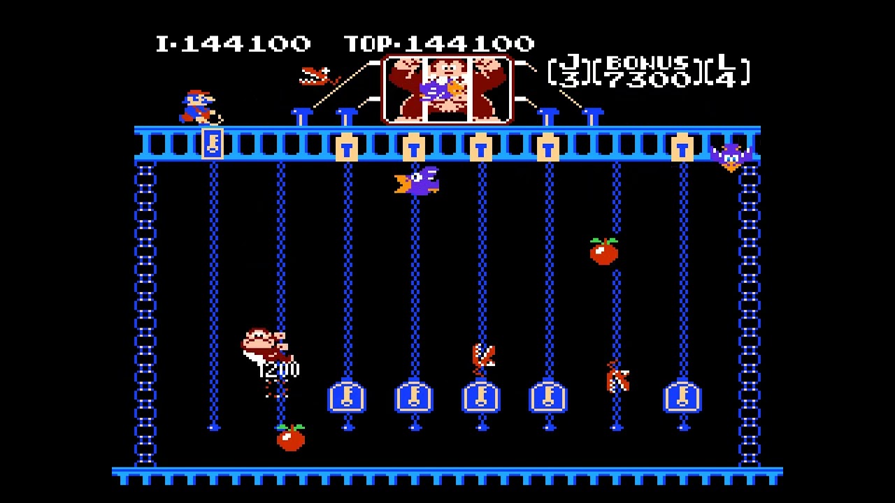 Donkey Kong Jr. (Famicom Disk System, 1988) – Multi‑Loop High