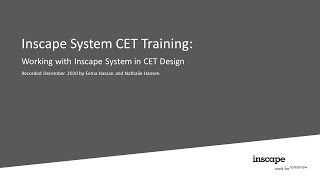 CET Training Inscape Systems
