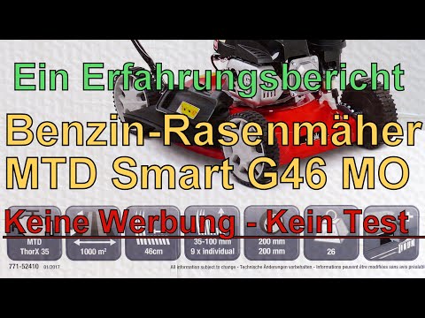 Video: MTD Benzin-Rasenmäher: Bewertungen