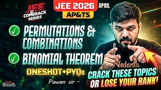 JEE 2026 Maths | Permutations & Combination, Binomial Theorem ONE SHOT