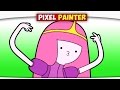 ч.08 Принцесса Бубль Гум, Финн - Minecraft Pixel Painter