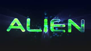 Alien logo animation
