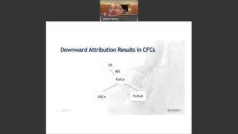 Forms 5471 and Downward Attribution